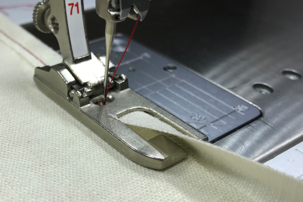 flat felled seam - step 1