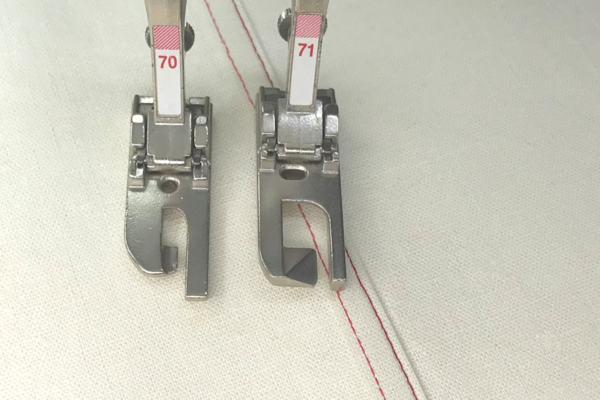 finished flat felled seam