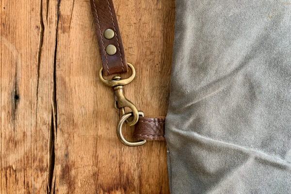 Adding Leather Accents Side Strap Holder