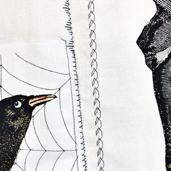 Book: Sew the panels on the inside pages