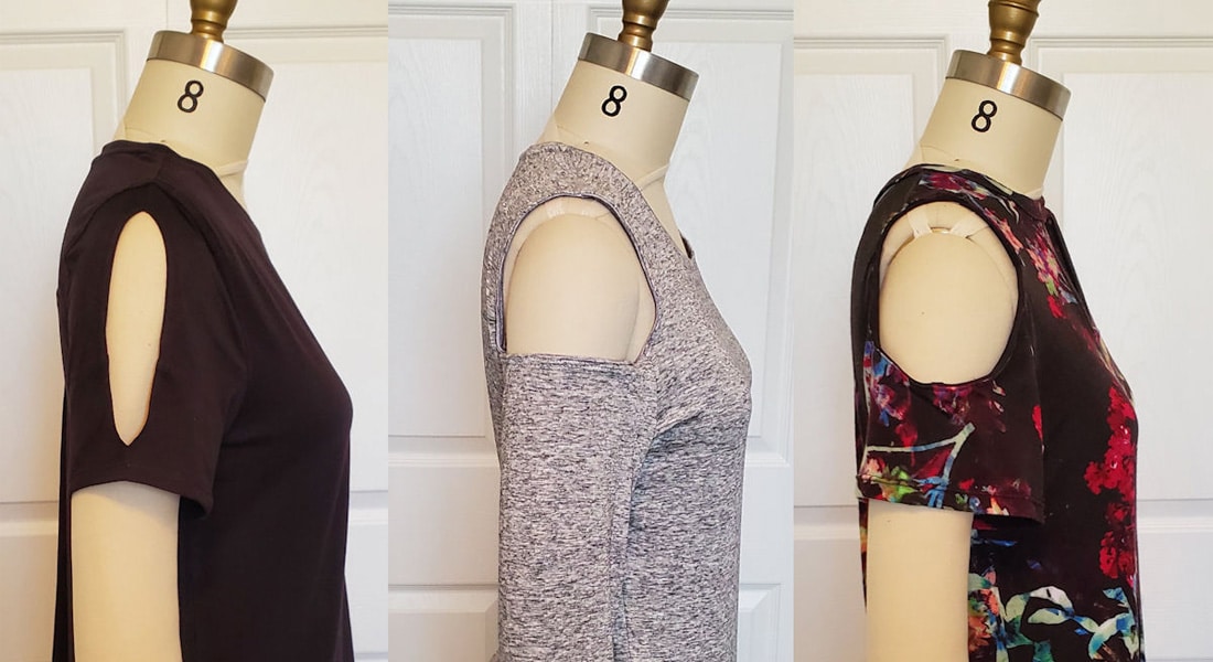 Cold shoulder tutorial from WeAllSew