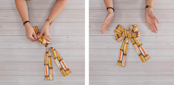 DIY_Wire-edged_Ribbon_bow_making