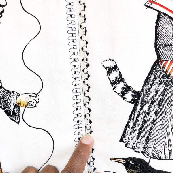 Halloween Scary Book: Sew the book together