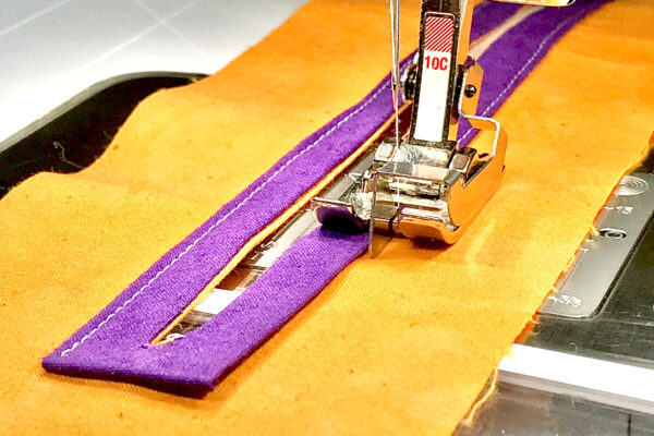 One Piece Facing Tutorial-12: Sew Outer Edge 2
