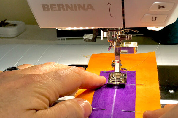 One Piece Facing Tutorial-7: Sew First line