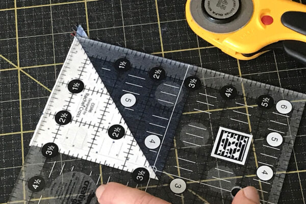 Stardust quilt-along - trimming