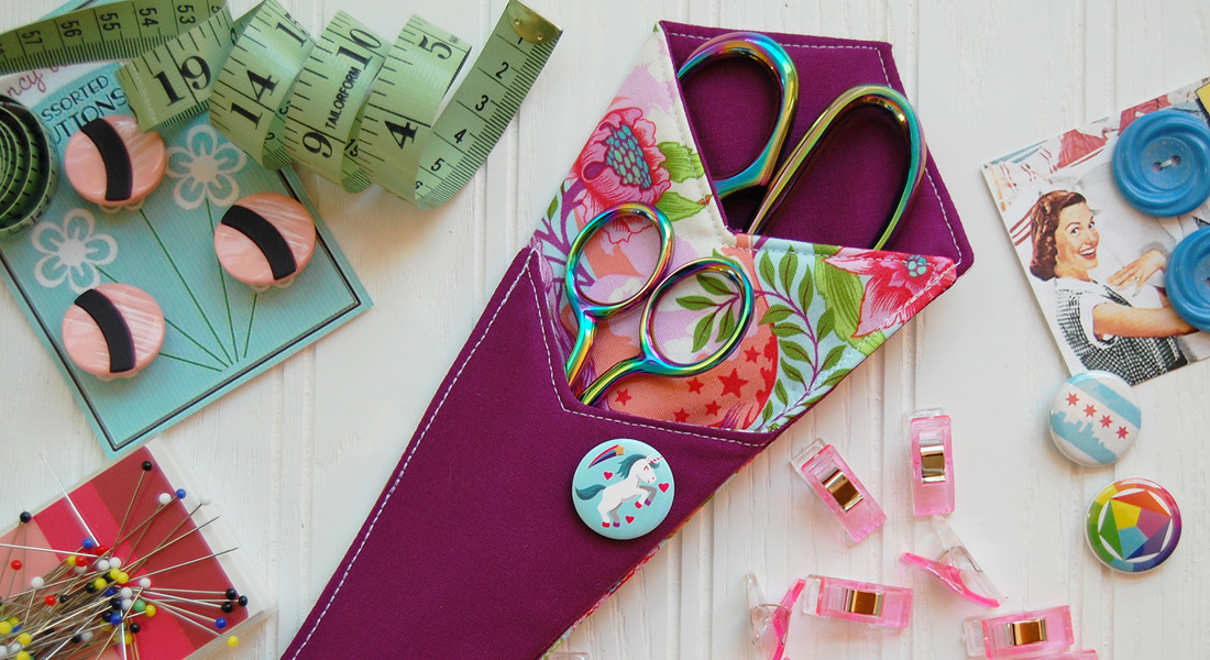 Scissors case tutorial from WeAllSew