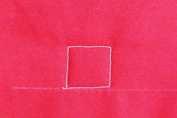 How to free-motion quilt pretty packages - step one