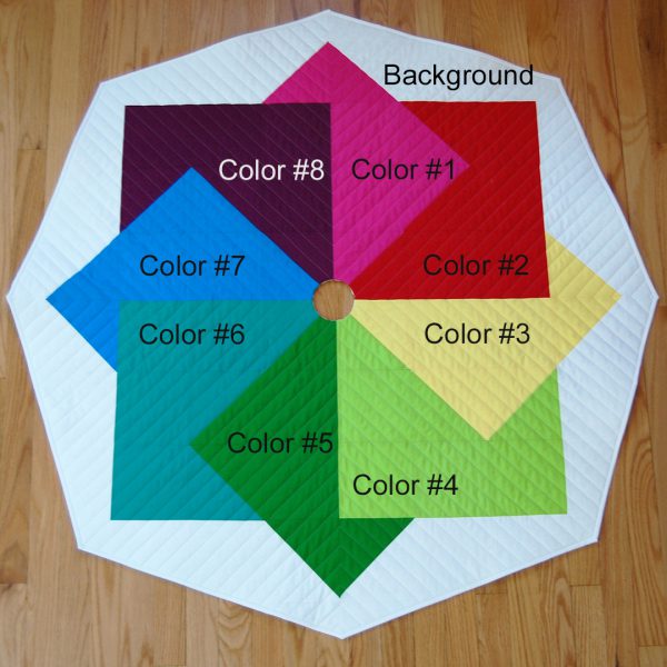 Color Tile Tree Skirt Tutorial at WeAllSew
