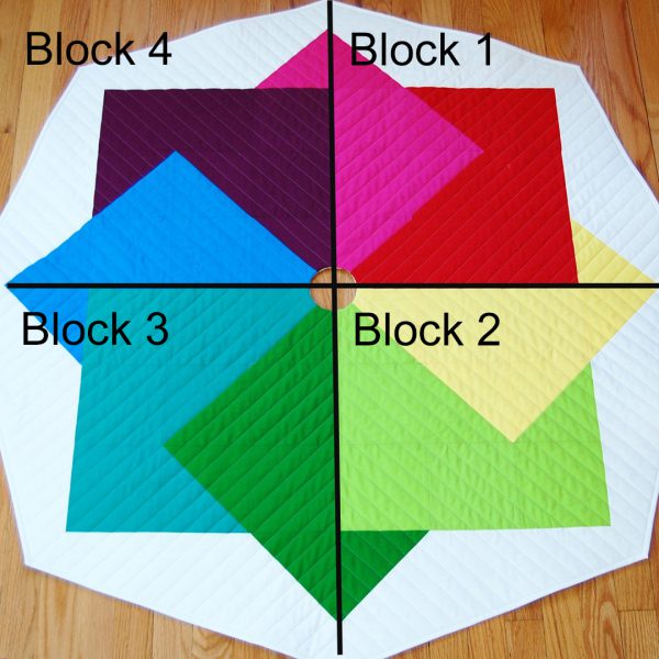Color Tile Tree Skirt Tutorial at WeAllSew