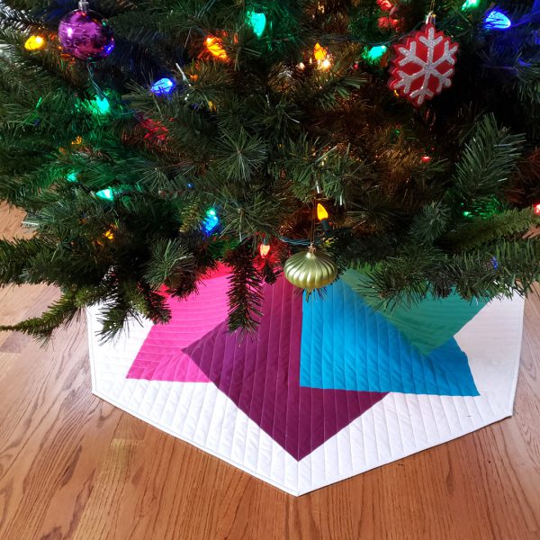 Color Tile Tree Skirt Tutorial at WeAllSew
