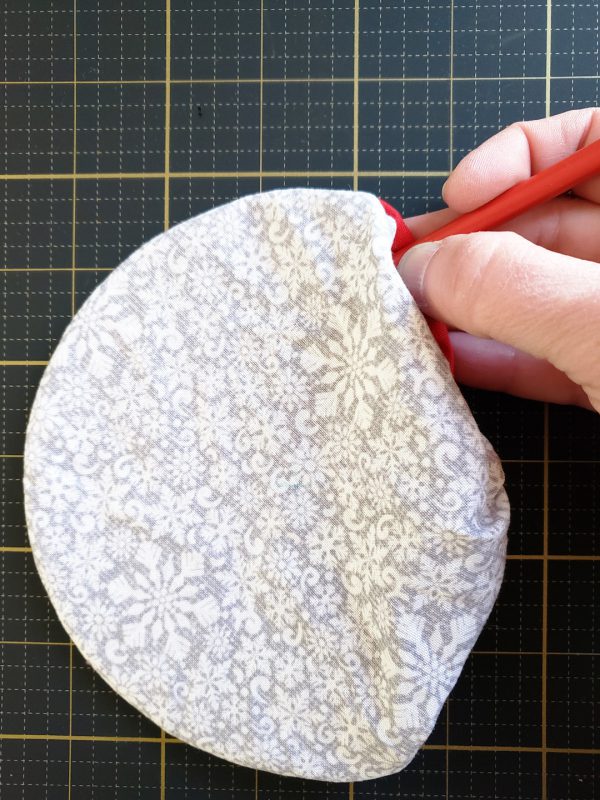 Folded Fabric Ornament Tutorial from WeAllSew