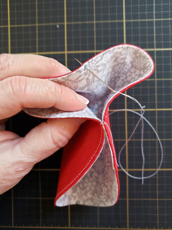 Folded Fabric Ornament Tutorial from WeAllSew