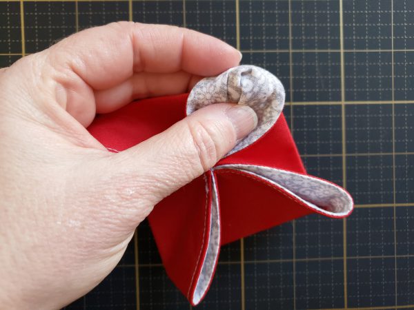 Folded Fabric Ornament Tutorial from WeAllSew