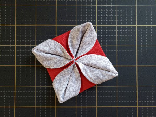 Folded Fabric Ornament Tutorial from WeAllSew