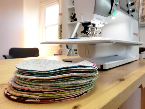 Folded Fabric Ornament Tutorial from WeAllSew