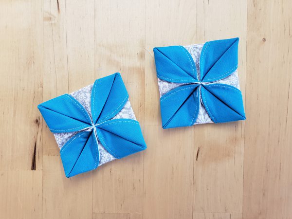 Folded Fabric Ornament Tutorial from WeAllSew