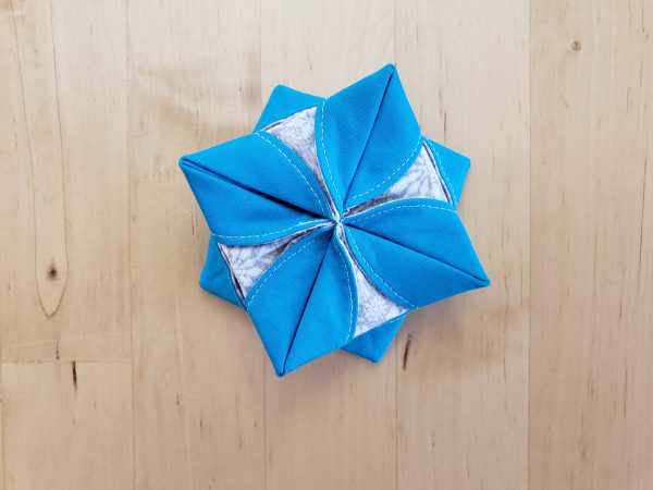 Folded Fabric Ornament Tutorial from WeAllSew