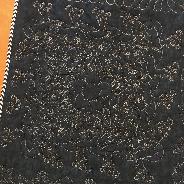 Volume 4 designs, with free-motioned stars