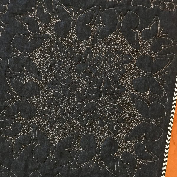 Volume 6 designs, with free-motioned stippling