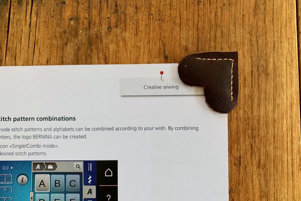 Quick and Easy Leather Gifts Corner Bookmark