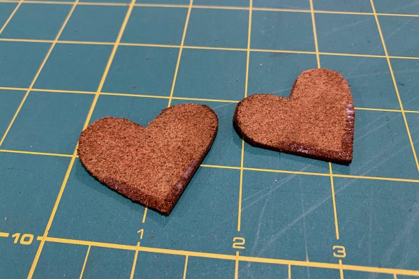 Quick and Easy Leather Gifts Corner Bookmark Gluing