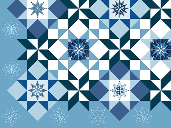 Stardust Quilt-along: plopping design