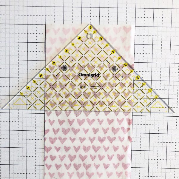 Fabric Envelope Tutorial: Prepare the fabric for sewing