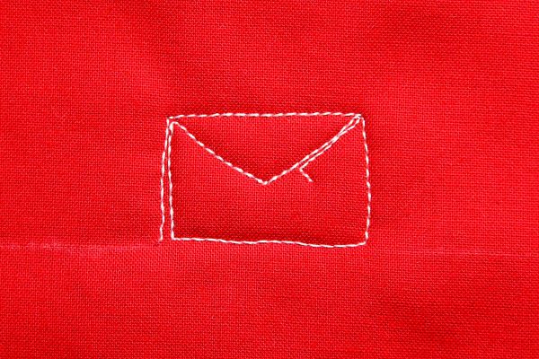 How to free-motion quilt a love letter: step seven