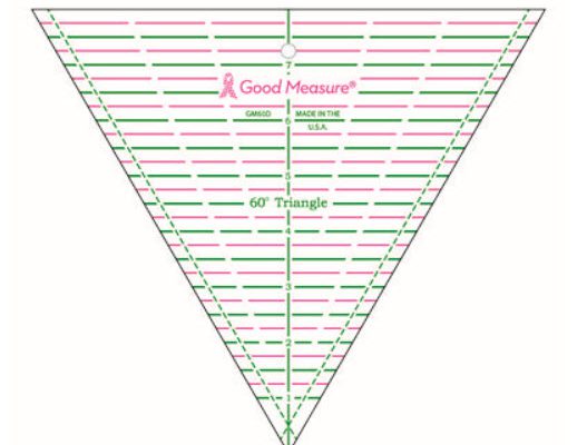 Equilateral Triangle Table Runner_Good Measure triangle ruler