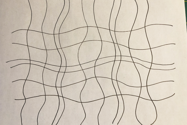 Free-Motion_Quilted_Placemats_Wavy_Lines_Drawn