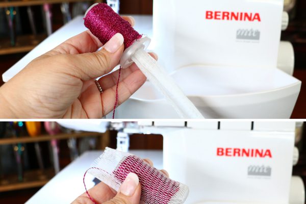 Three Decorative Stitches on a Serger Overlocker