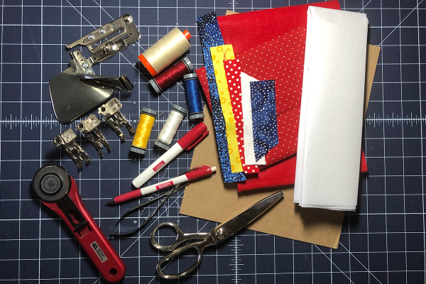 Red, White and Blue Star Banner Materials