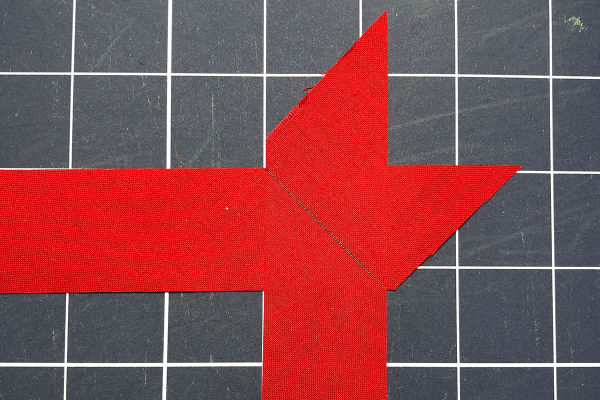 Red White and Blue Star Banner Tutorial Bias Strips