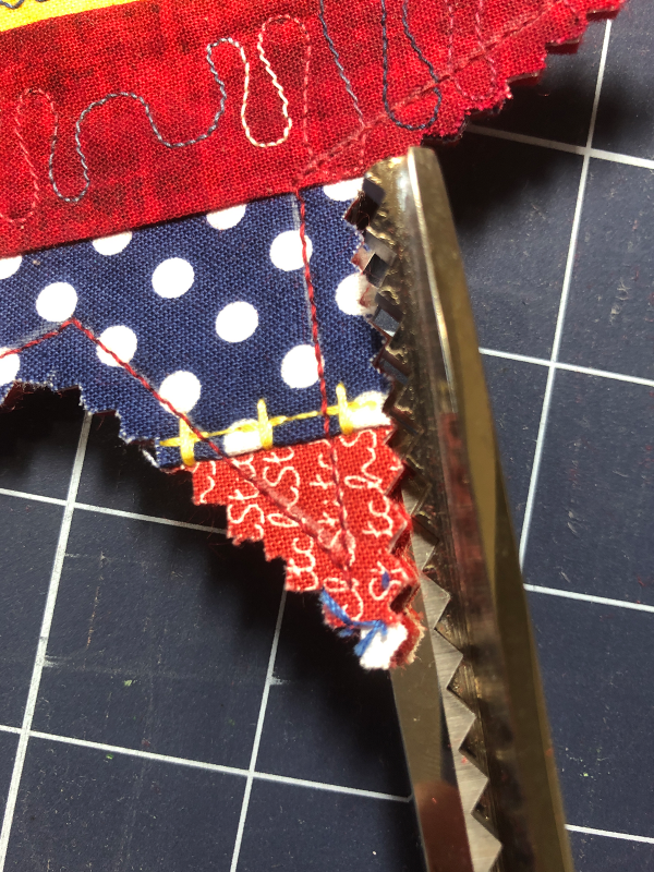 Red White and Blue Sar Banner Tutorial Cut Out Stars 