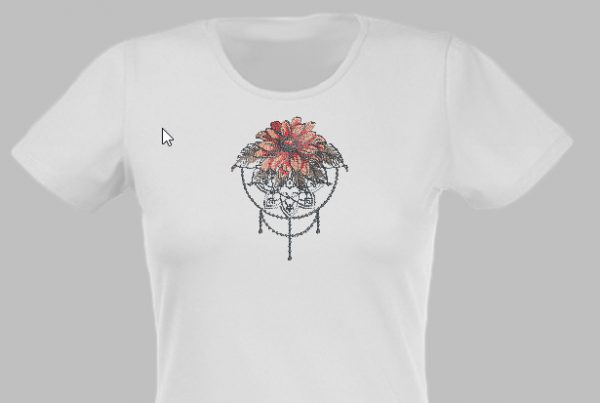 Transferring_Designs_embellish_ shirt