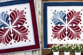 red white blue quilt