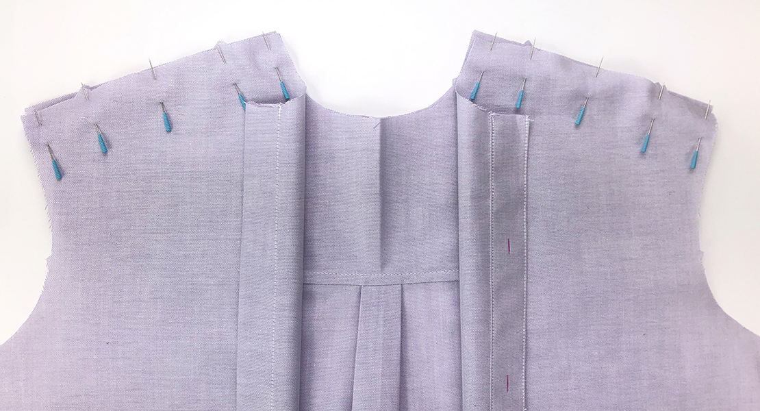 Garment Sew-along Front Yokes Seams