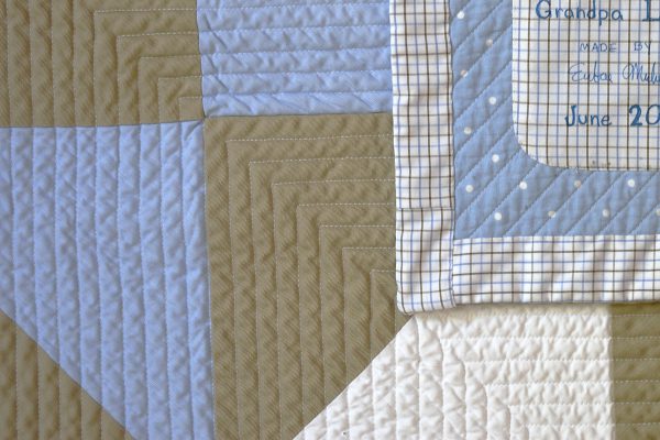 How to make a memory quilt: quilting and binding