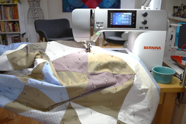 How to make a memory quilt: quilting and binding