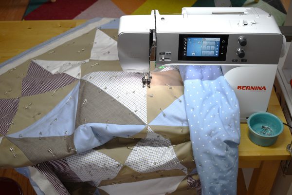 How to make a memory quilt: quilting and binding
