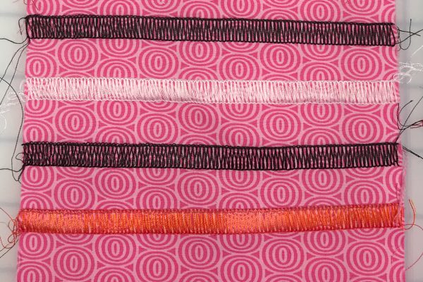 Flatlock Pintuck Placemat Tutorial Flatlock Loops