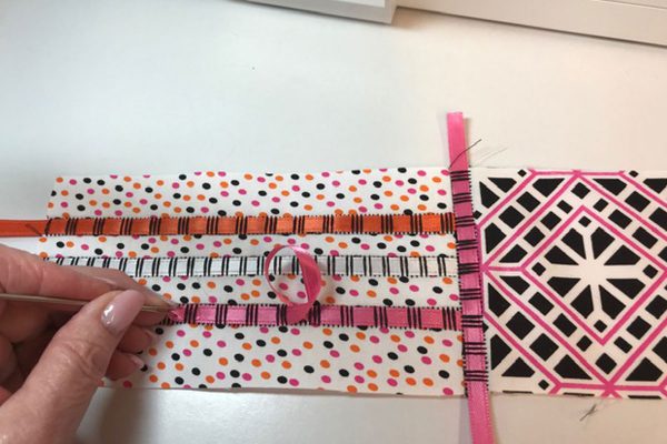 Flatlock Pintuck Placemat Tutorial Weave Ladders
