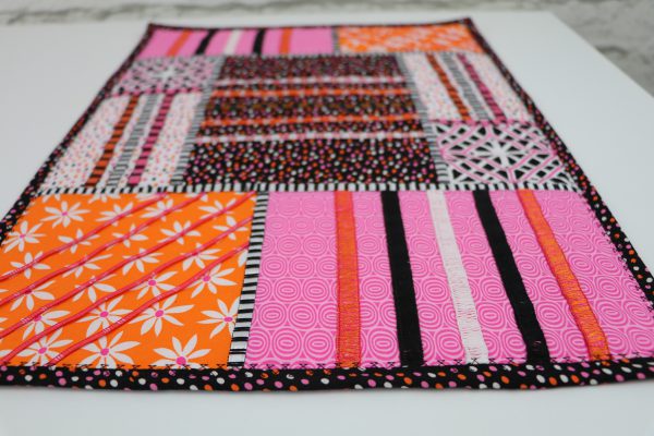 Flatlock Stitch Placemat tutorial