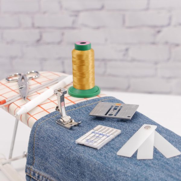 How to easily hem Jeans materials
