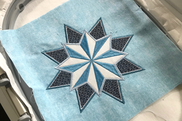 Stardust quilt along-stabilizers