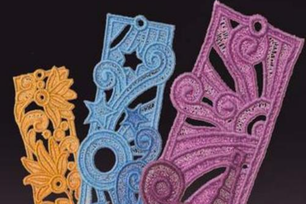 Embroidery - Lace Ombre Bookmarks