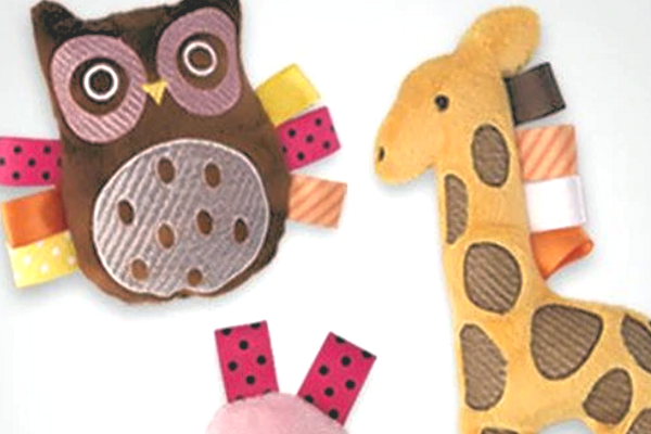 Embroidery - Minkee Tag Toys