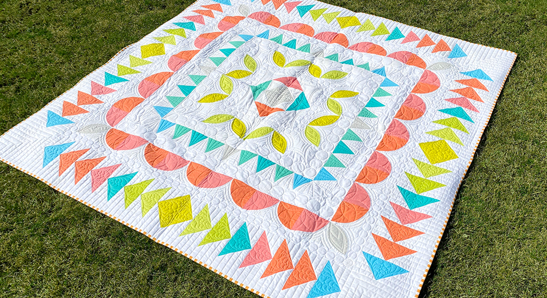 Passiflora Quilt Along Part 1 BERNINA WeAllSew Blog Feature 1100x600