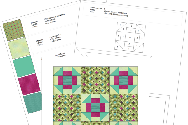 printed pages